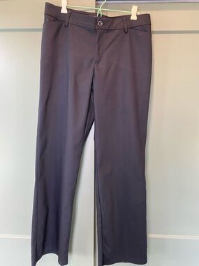 Lee Women's Black Straight-Leg Dress Trousers